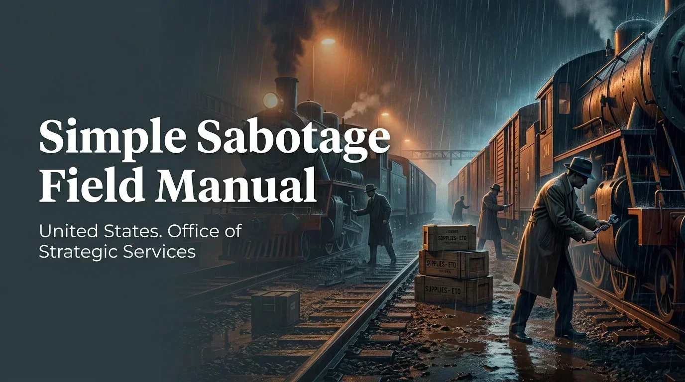 Simple Sabotage Field Manual