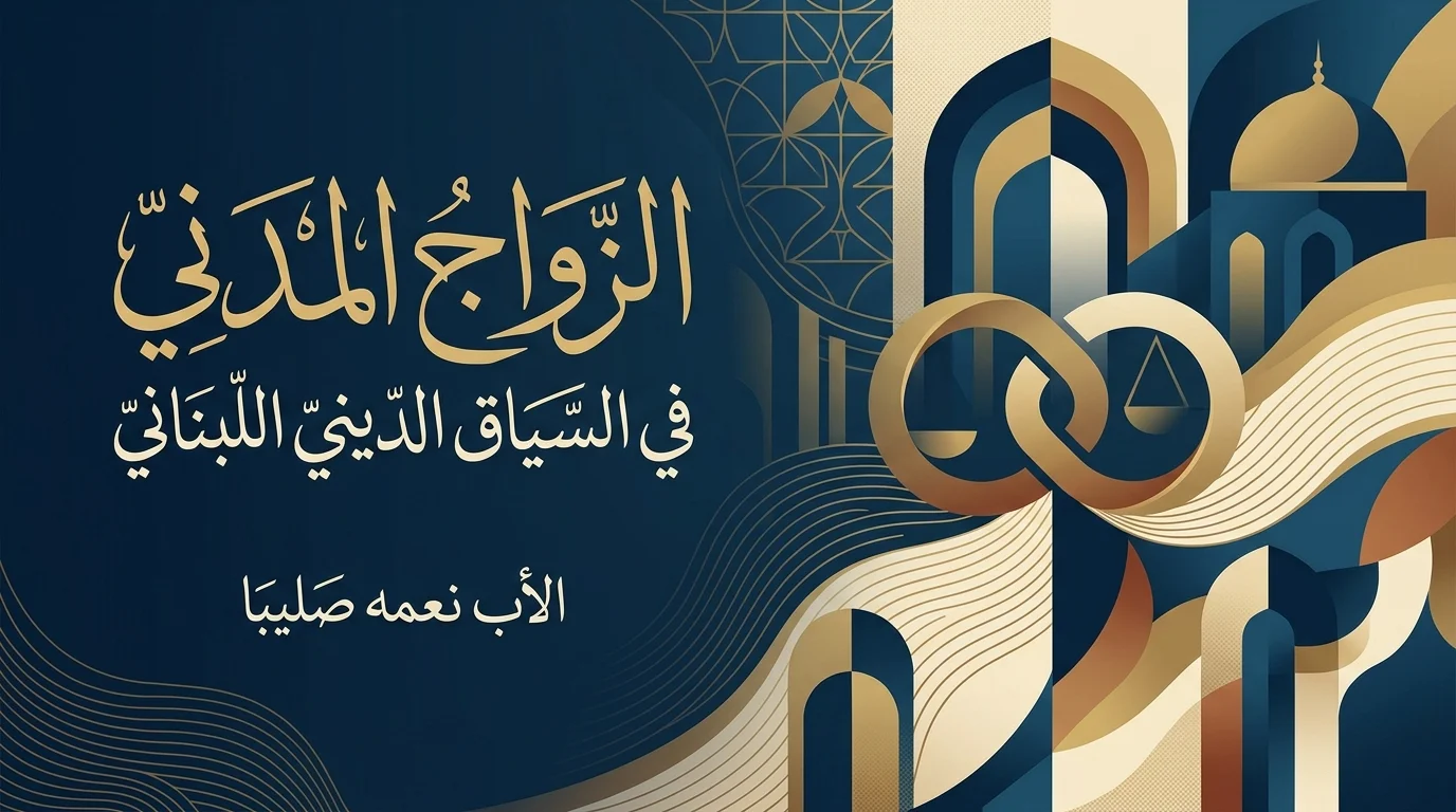 الزواج المدنيّ في السياق الدينيّ اللبنانيّ